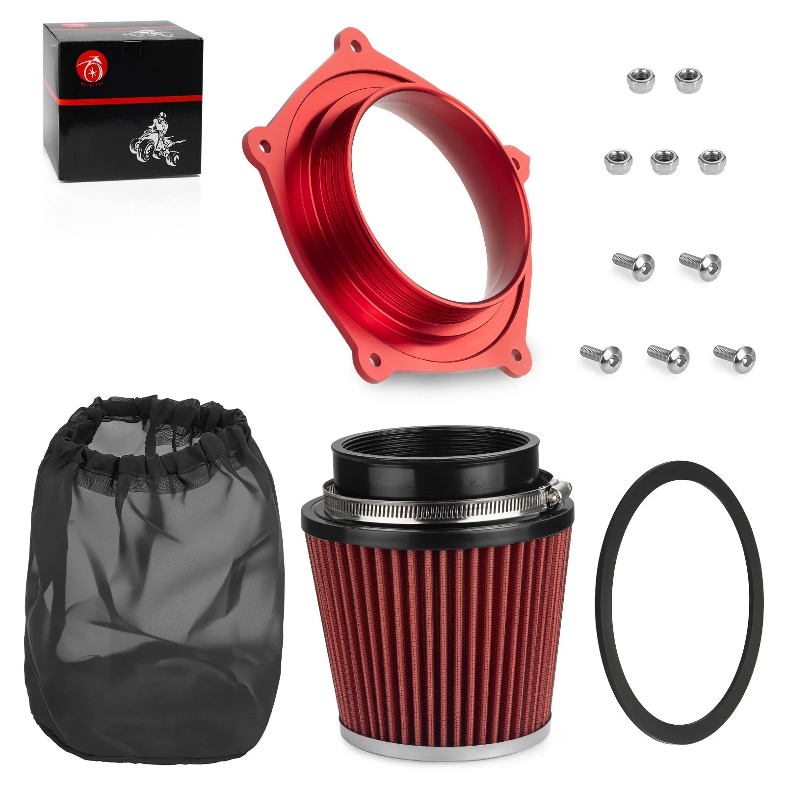 Air Filter with Guide Holder Kit for Yamaha YFZ450 (2004-2024)
