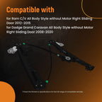 Electric Window Regulator Right for Ram Dodge Chrysler (2008–2020) 68030718AA