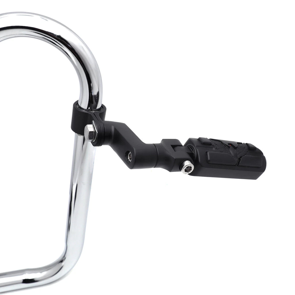 1.25" Foot Peg Clamps for Harley Sportster Touring (Black)
