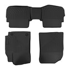 Set of 4 Waterproof Floor Mats for Toyota Corolla (2009–2013) TPE Rubber