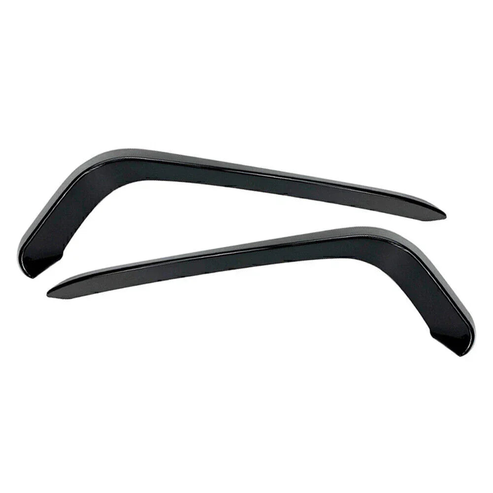 ABS Glossy Black Front Fog Light Trim for VW Passat Variant (2017-2018)