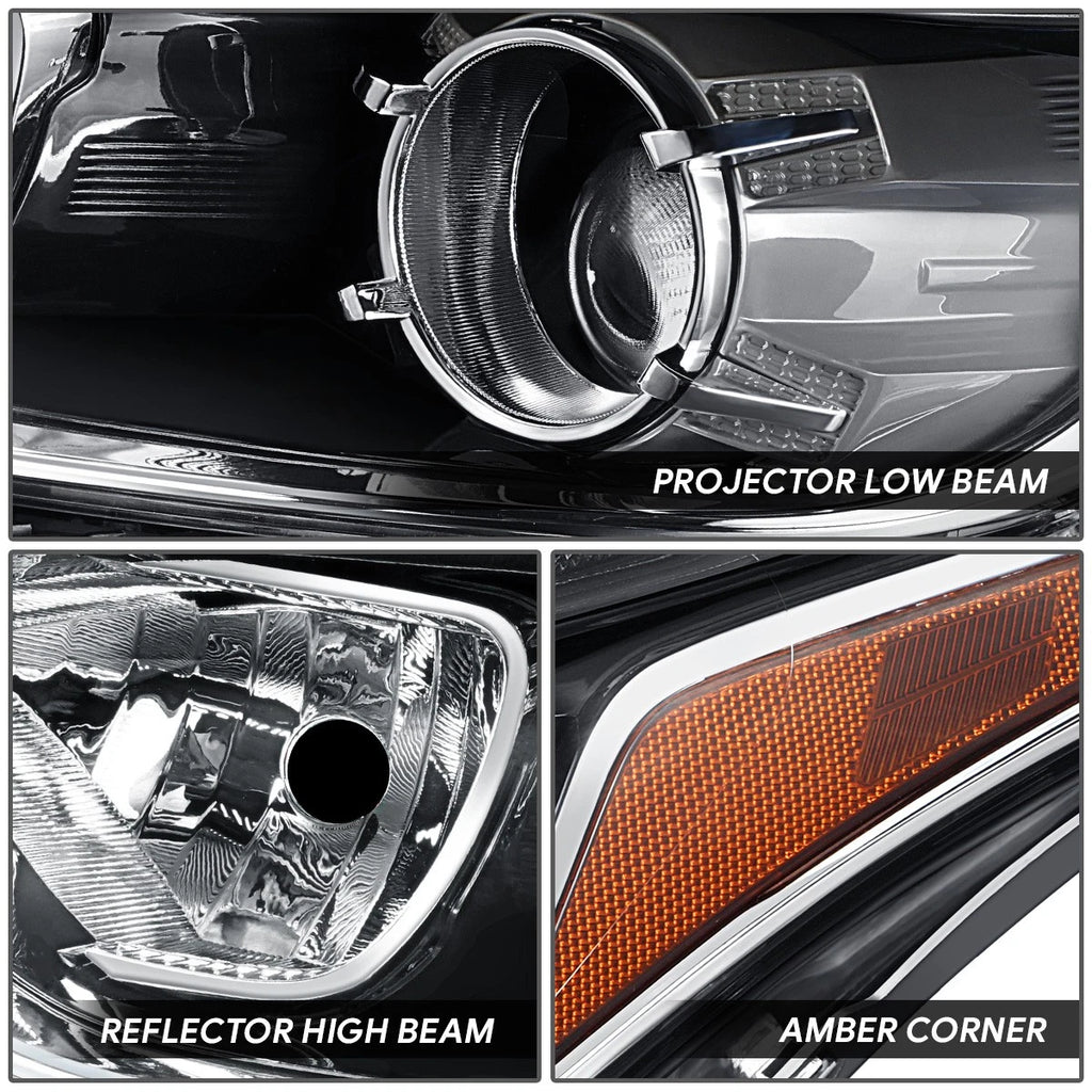 Left Driver Side Projector Headlight Assembly for Forte Sedan (2019–2021)