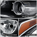 Left Driver Side Projector Headlight Assembly for Forte Sedan (2019–2021)