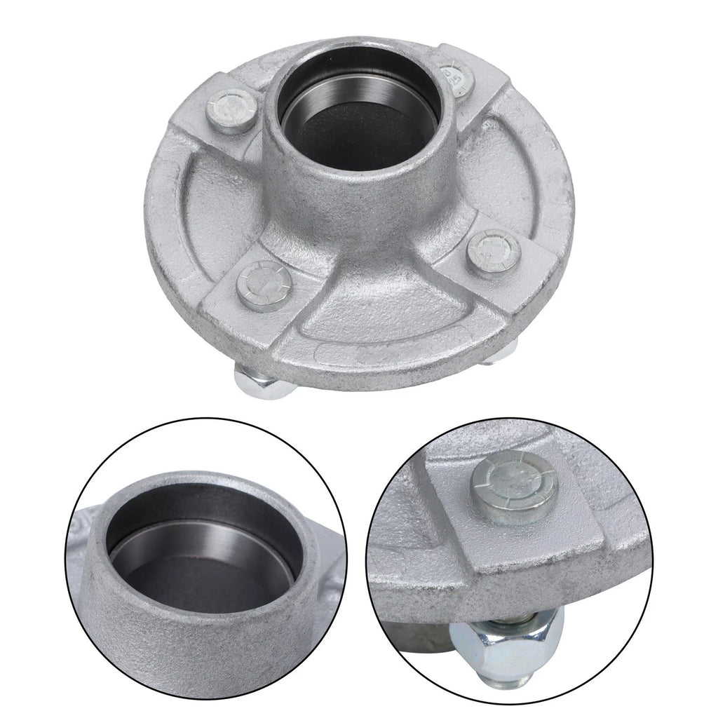 Set of 4 Hot Dipped Galvanized Trailer Hubs for 2000 lbs Axles (1" Spindle)