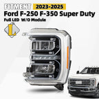 LED Headlight for Ford F-250 F-350 Super Duty (2023–2026) W/ Bulb Left Driver