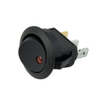 SPST Switch / 12V 10A / Rocker Red LED Light Fittings for Car Boat