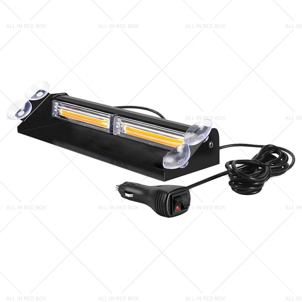 Amber LED Strobe Warning Light for Car Truck (Universal)