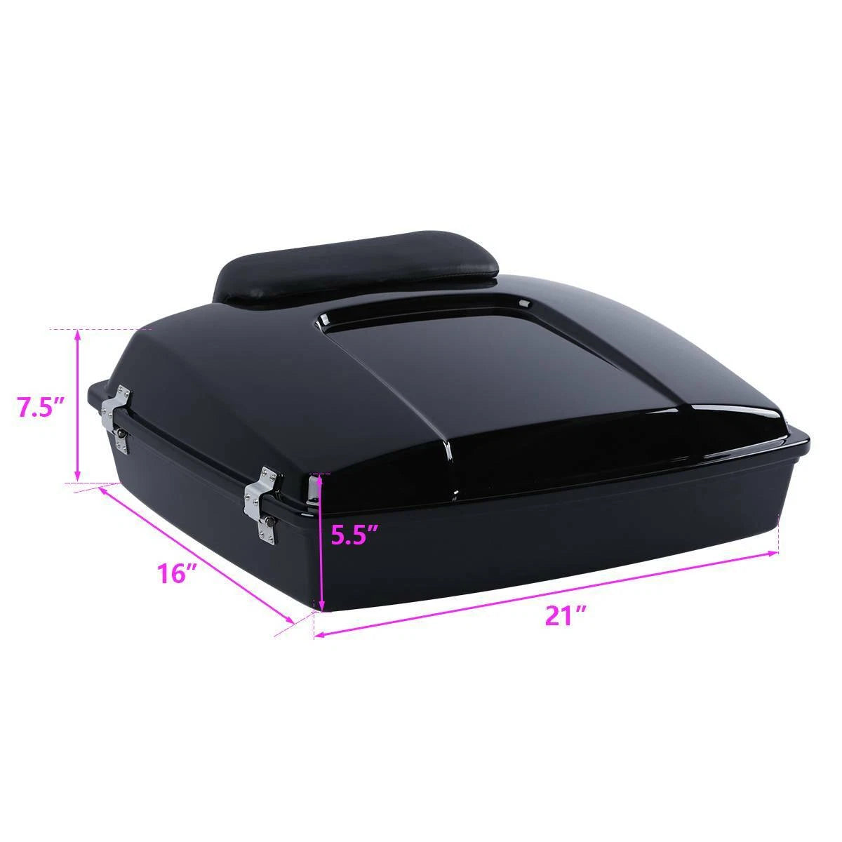 Razor Trunk Backrest Luggage Mount Rack for Harley Touring (1997–2008)