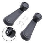 2 Replacement Manual Window Crank Handles Gray for Nissan Xterra (2000–2004)
