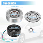 Set of 1 AC Compressor Clutch Kit Pulley Coil for Honda Fit (2009–2014)