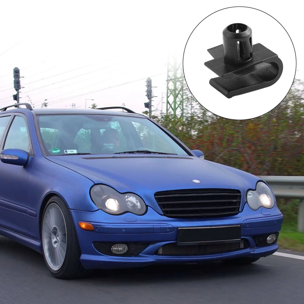 12X Grill Mesh Clip for Mercedes W203 W211 W215 (2000–2006)