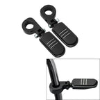 1.25" Black Pegstreamliner Highway Engine Guard Footpegs for Harley