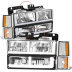 LED Headlight + Signal + Amber Corner Lamp for GMC C/K 1500-3500 (1994–2000)