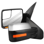 Chrome Driver Side View Mirror for F150 (2007–2014) - Power Heated Turn Signal