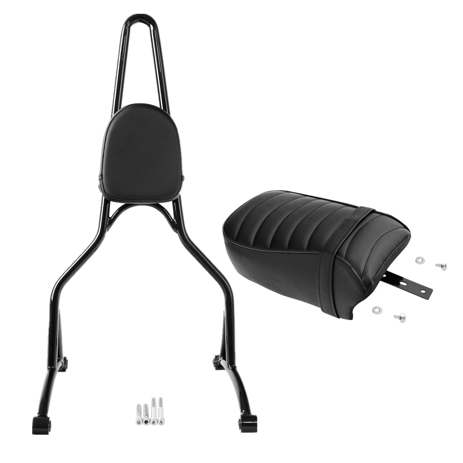 Passenger Seat & Sissy Bar Backrest for Harley Sportster 883 1200 (2014–2023)