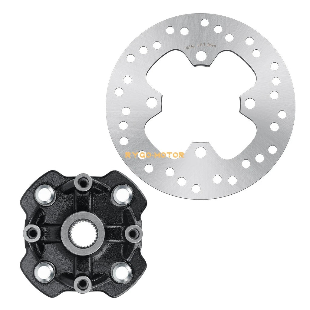 Front Wheel Hubs with Brake Rotor for Honda TRX500 Foreman (2005–2023)