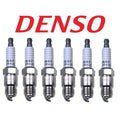 Set of 6 Denso U-Groove Spark Plugs 0.044 for Buick Chevy GMC Isuzu Pontiac