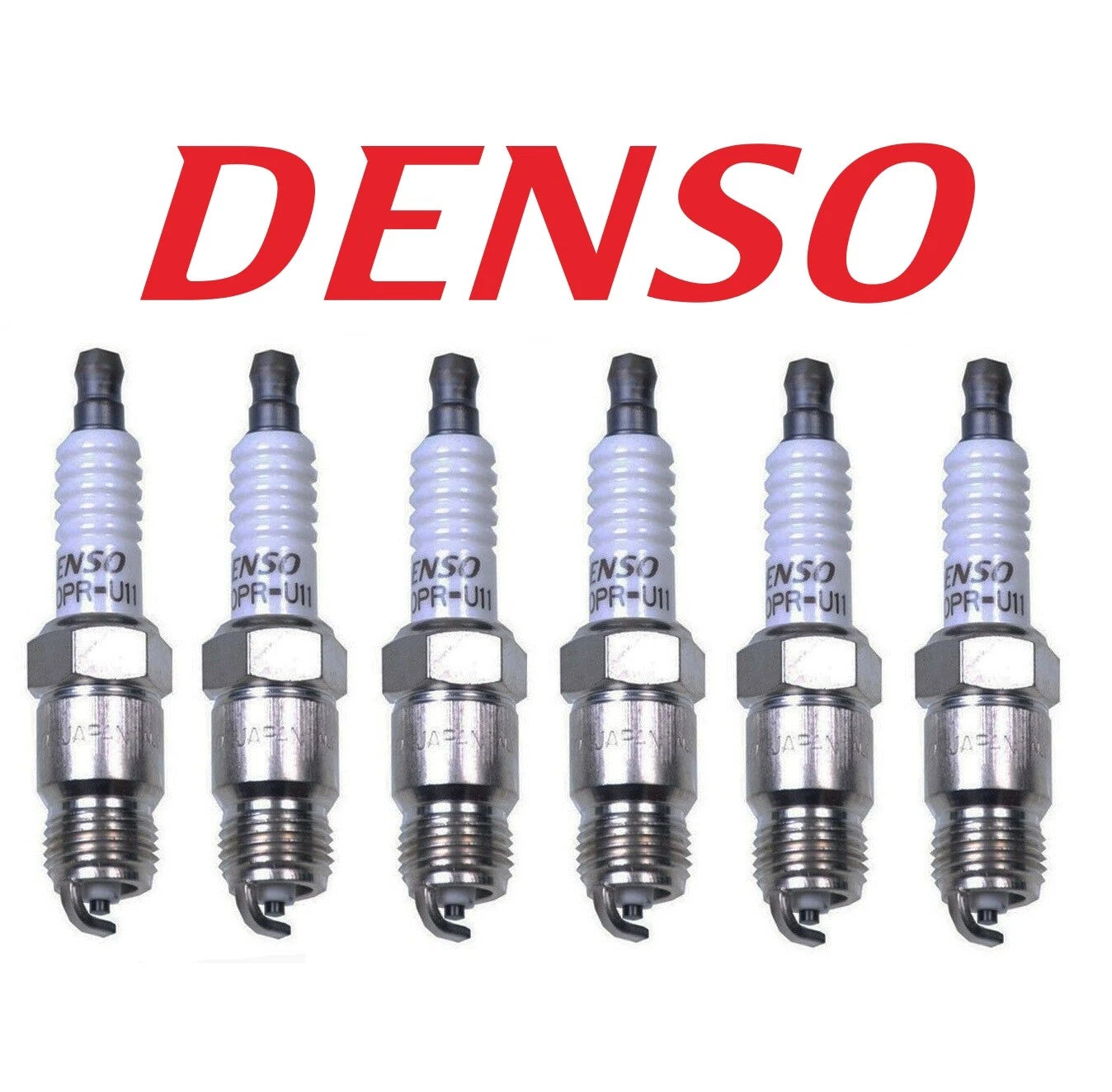 Set of 6 Denso U-Groove Spark Plugs 0.044 for Buick Chevy GMC Isuzu Pontiac