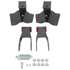 4" Drop Kit Rear Shackles & Hangers for Chevy Silverado 1500, GMC Sierra