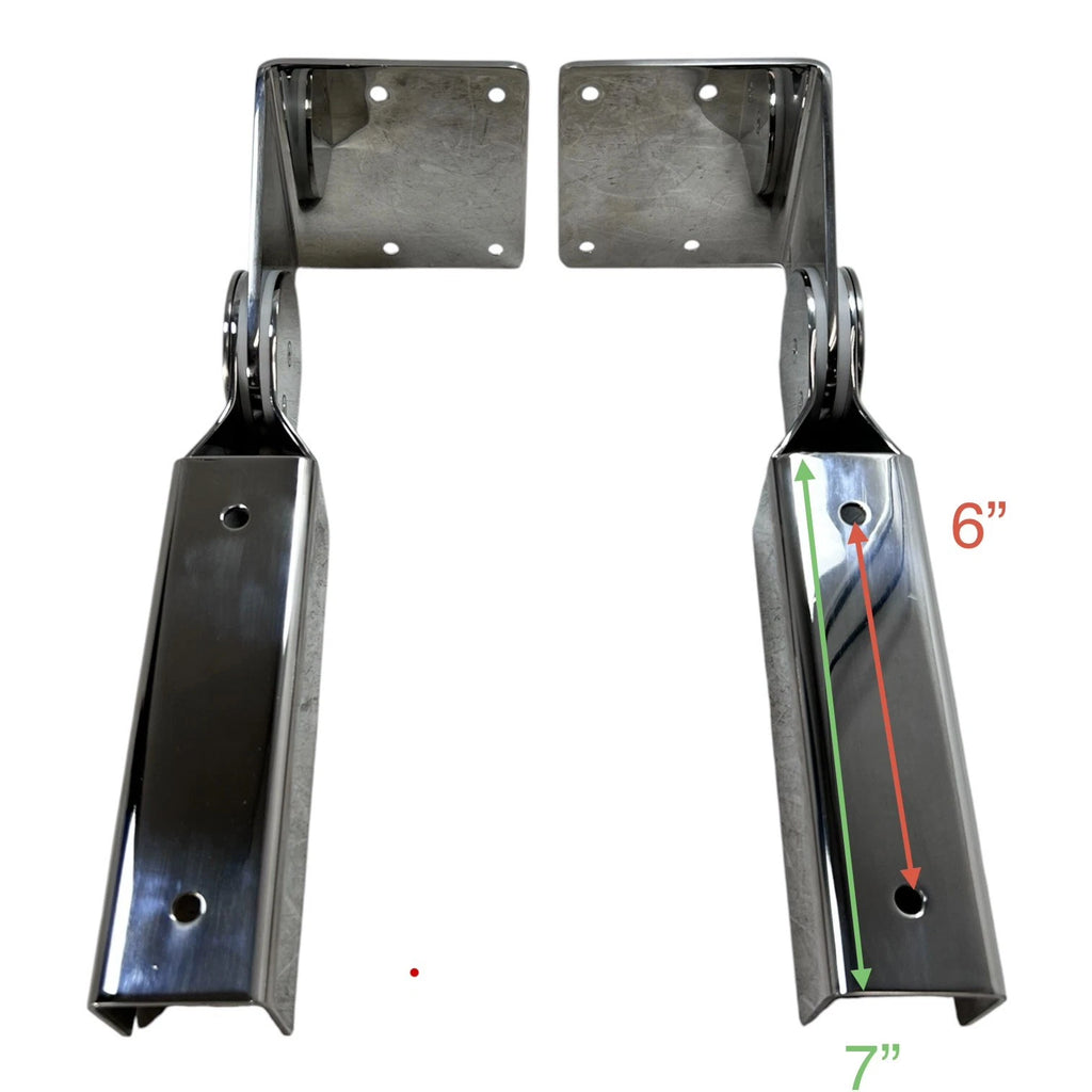 Arm Rest Hinge Set of 2 for PW Marine H47001LARM-92 (92 Degree)