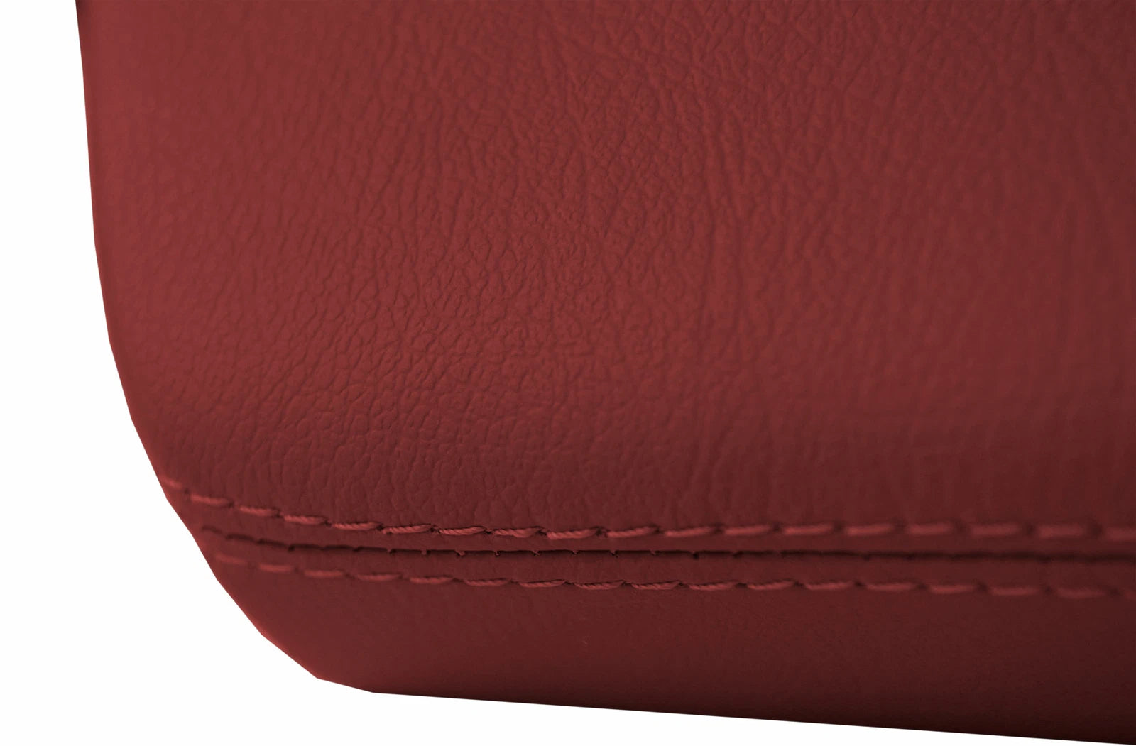 Leather Center Console Armrest Cover for Audi A8 (2011–2017) - Red