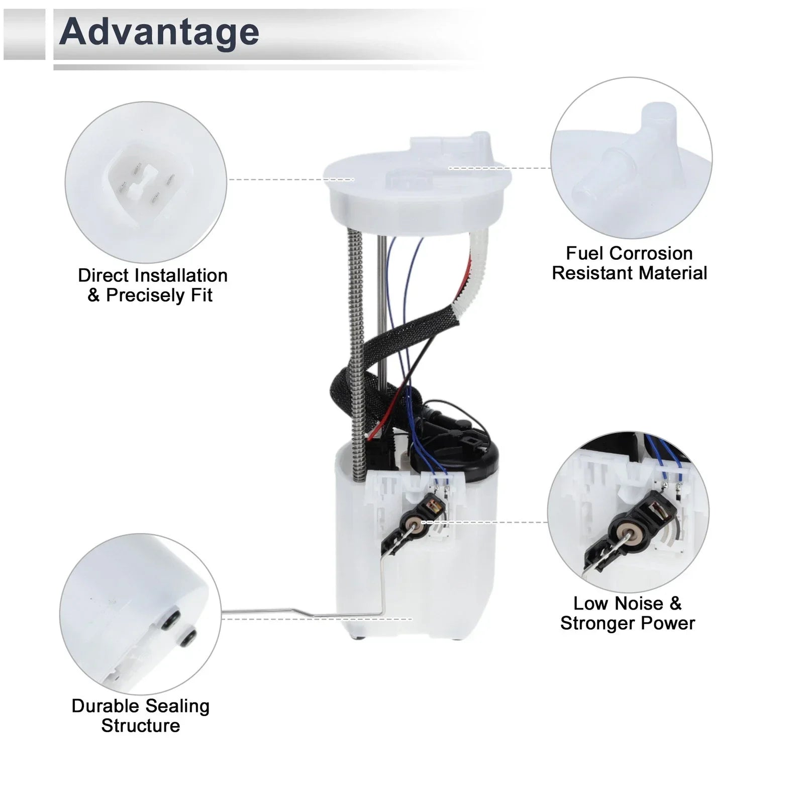 Fuel Pump Assembly for Honda Ridgeline V6 3.5L (2006-2014)