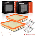 2X Engine Air Filter for Chevy Impala (2000–2005) Buick LaCrosse (2005–2009)