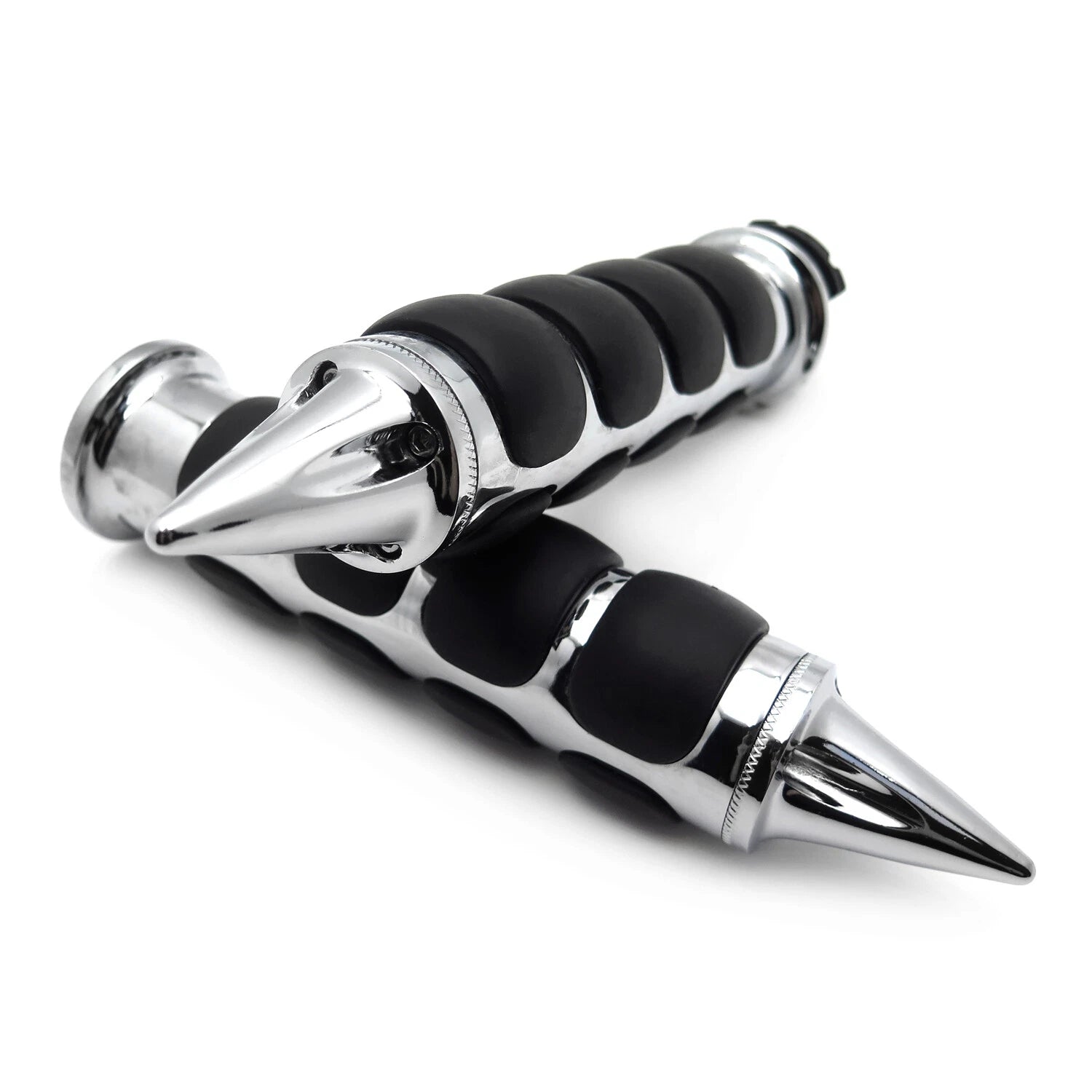 22mm Spike Handlebar Grips for Honda Motorcycle (7/8")