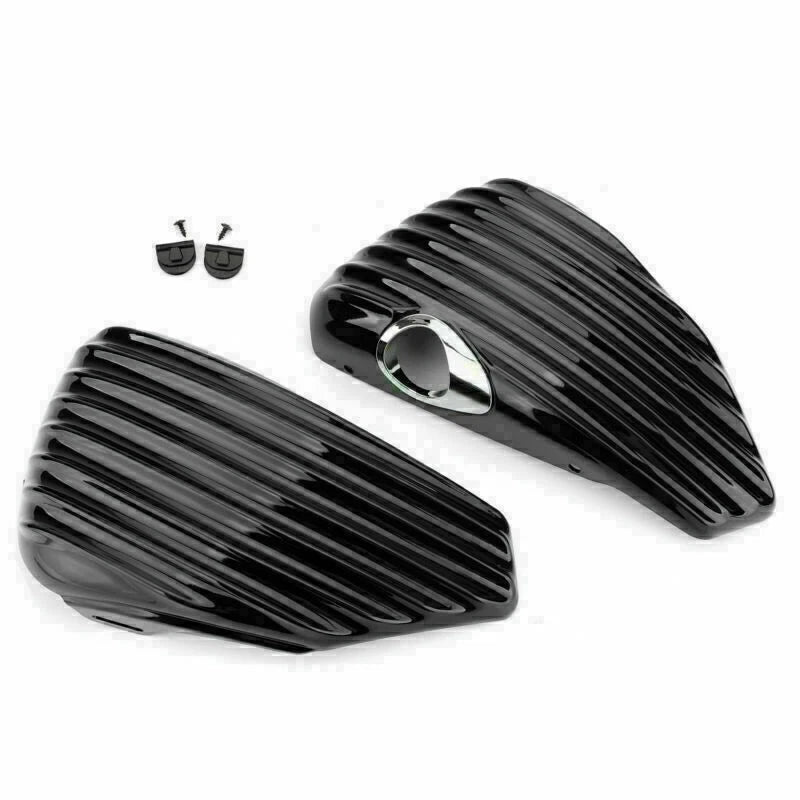 1 Pair Battery Side Cover for Harley Sportster XL883 XL1200 (2004–2013)