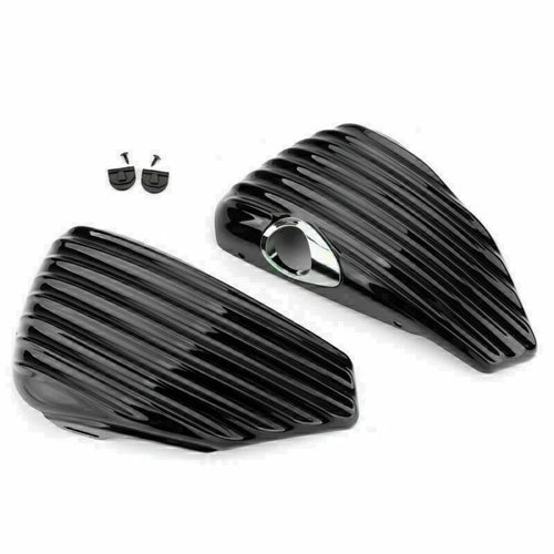 1 Pair Battery Side Cover for Harley Sportster XL883 XL1200 (2004–2013)
