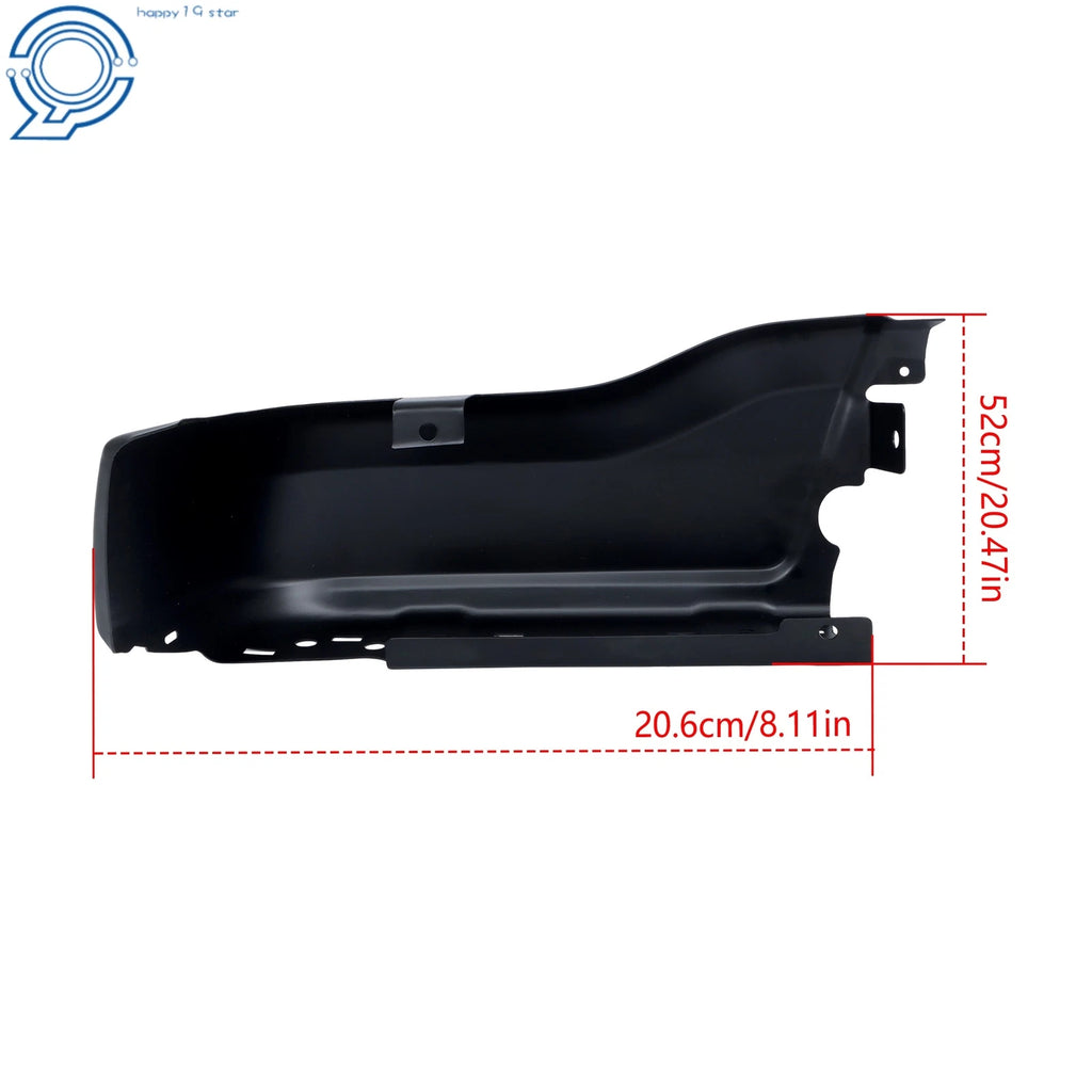 Black Rear Bumper End for Ford Ranger (2019-2023) Without Sensor Holes