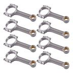 Set of 8 I-Beam Connecting Rods for SBC Chevy 350 (1967–2002)