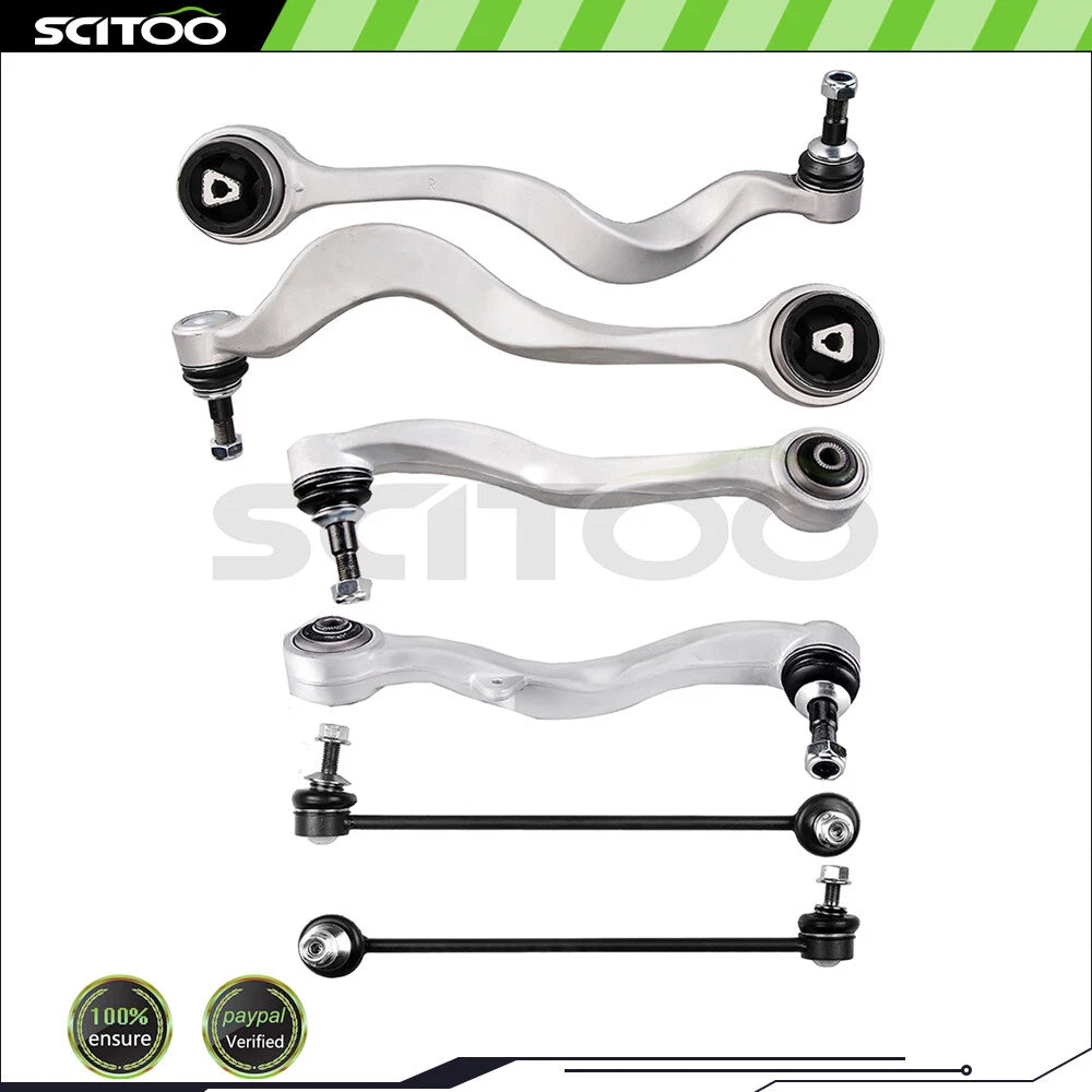 Set of 6 Control Arms & Ball Joints for BMW 550i M5 (2006–2010)