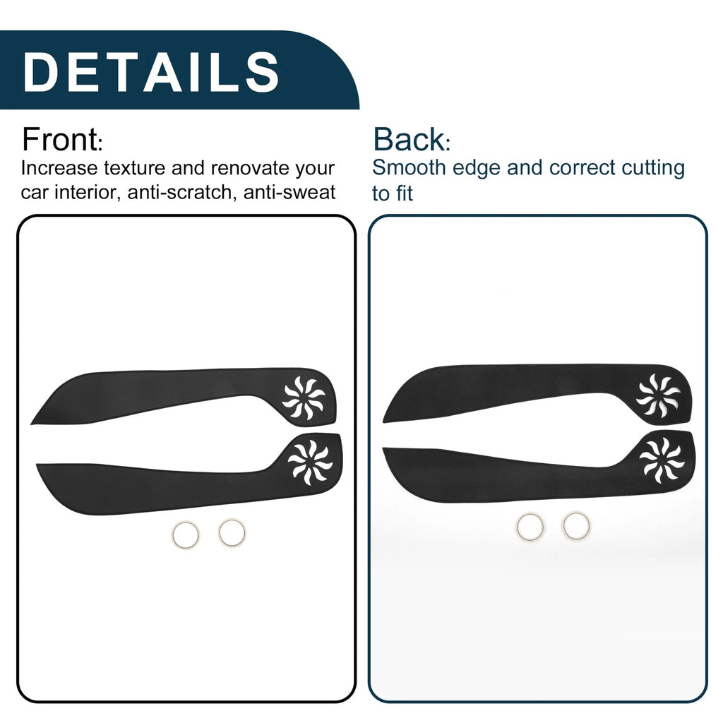 Set of 1 Car Door Anti Kick Pad Sticker Protector for Ford Mustang (2015)