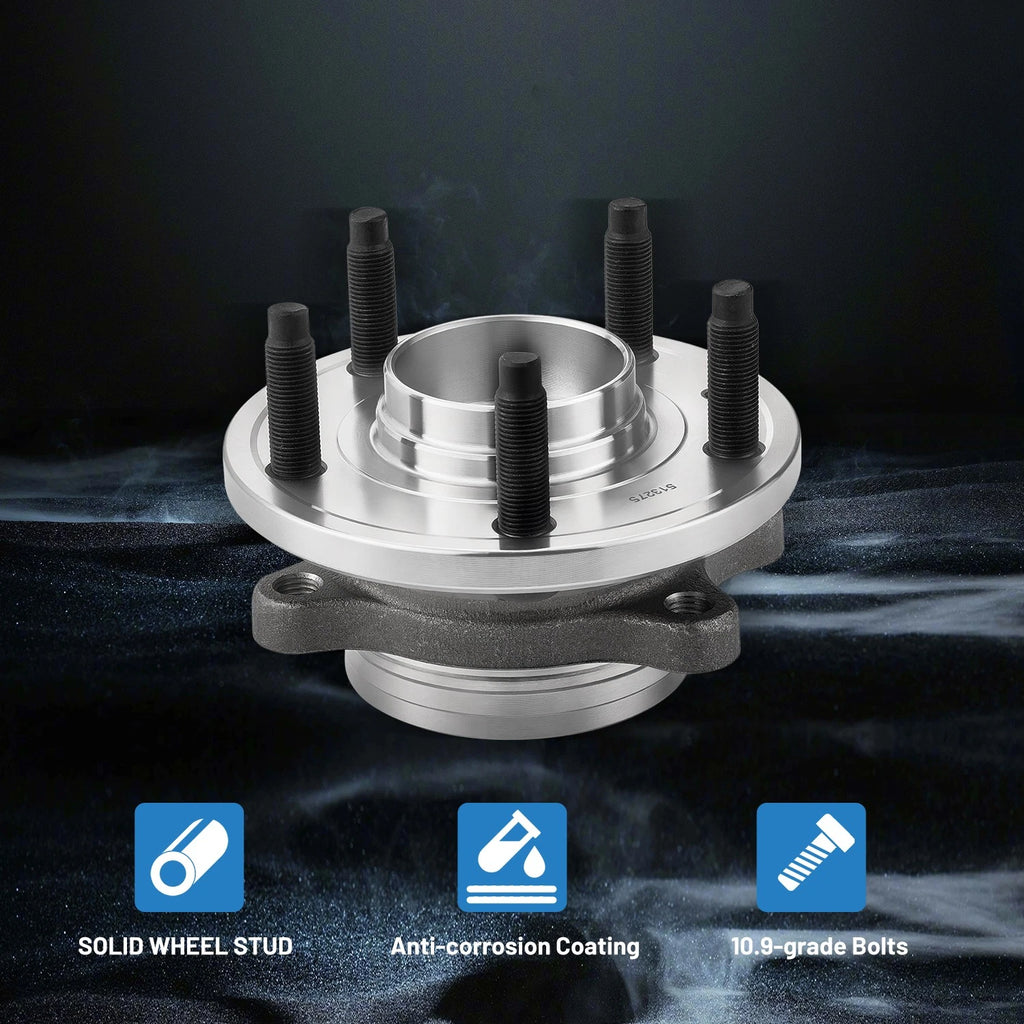 Pair Front Wheel Hub Bearings for 2010-2019 Ford Taurus Flex Lincoln MKS MKT