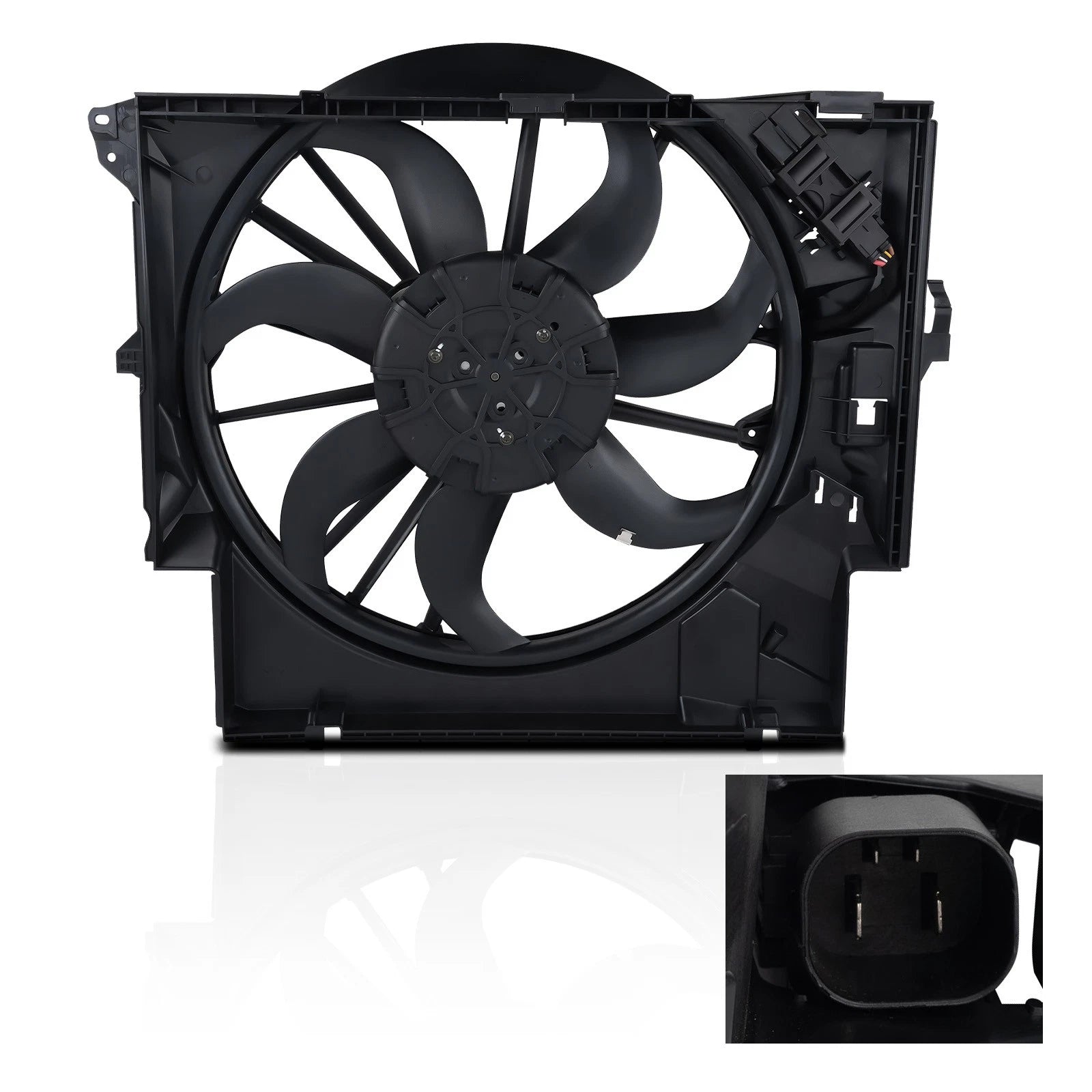 Cooling Fan 4 Pin for BMW 335i 135i (2007–2013) 17427788907 620981