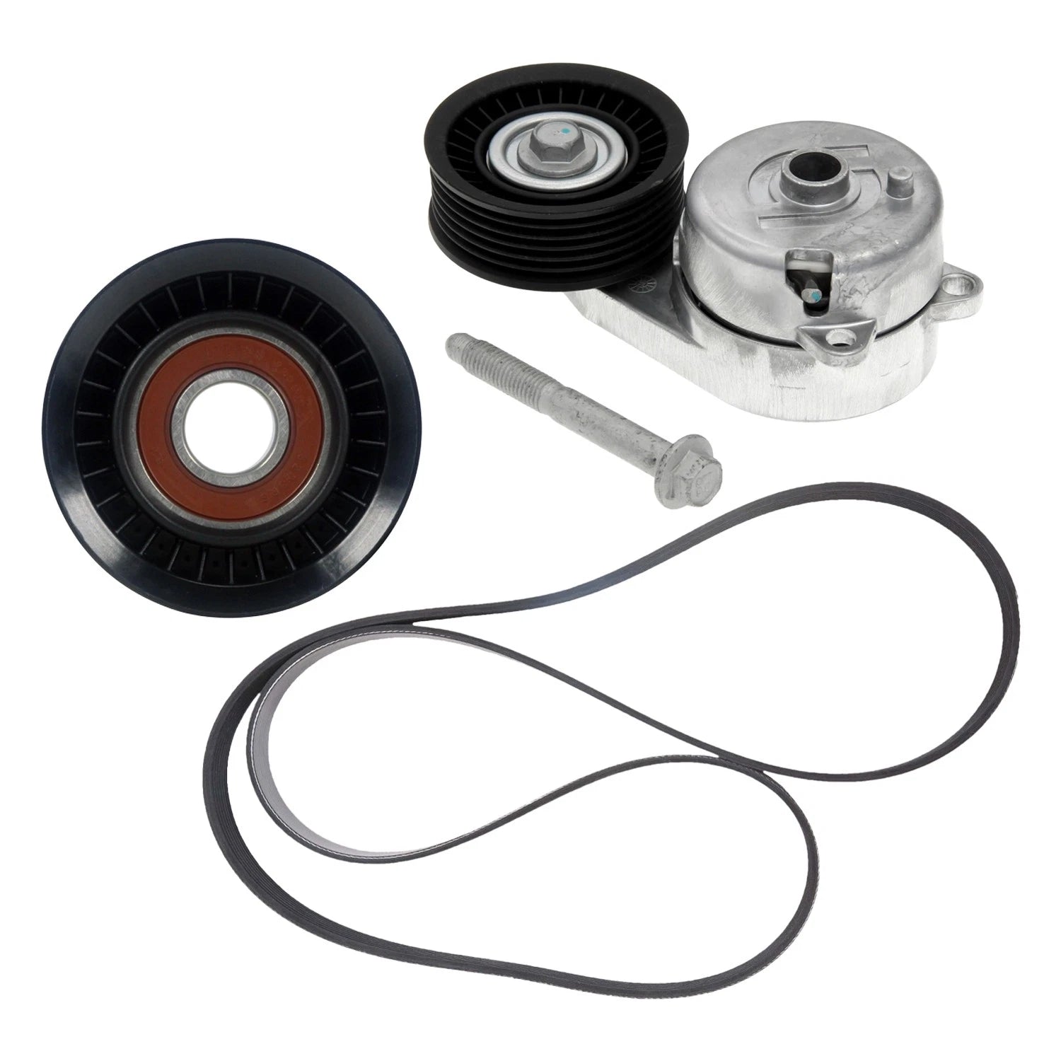 Drive Belt Idler Pulley Tensioner Kit for GMC C1500 C2500 C3500 (1996–2000)