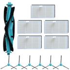 Replacement Kit Main Side Brush and Filter for Ultenic T20 Pro T10 Lite