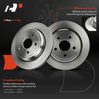 Rear Disc Brake Rotors for Dodge Durango, Jeep Grand Cherokee (2011–2023)
