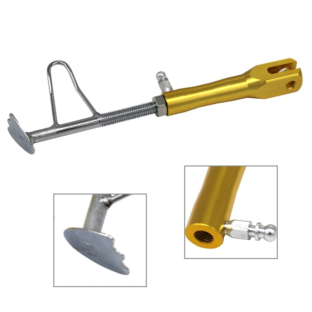 Adjustable Non-Slip Foot Side Stand Support Leg Kickstand for Motorcycle