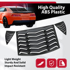 Rear & Side Window Louvers Cover for Chevy Camaro (2010–2015)