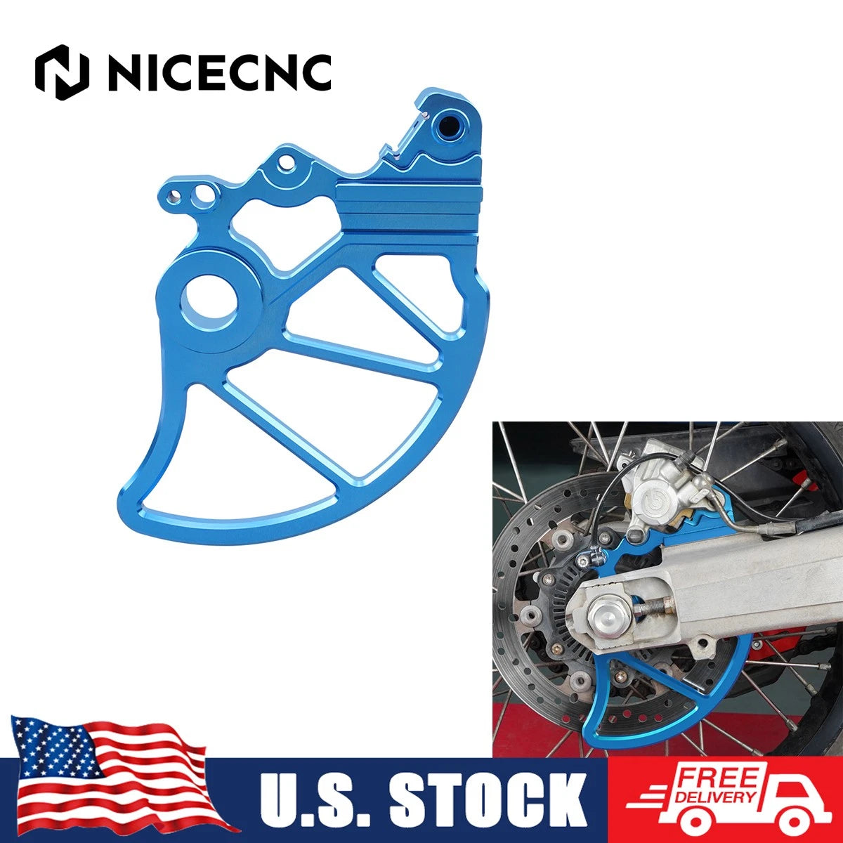 Billet Rear Brake Disc Cover Guard for GasGas ES700 SM700 (2022–2024)