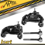 Set of 4 Front Upper Control Arms & Outer Tie Rod Ends for Chevy Blazer 
