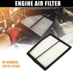 Engine Air Filter 28113-L5100 for Hyundai Sonata 2.0L Hybrid (2020–2021)