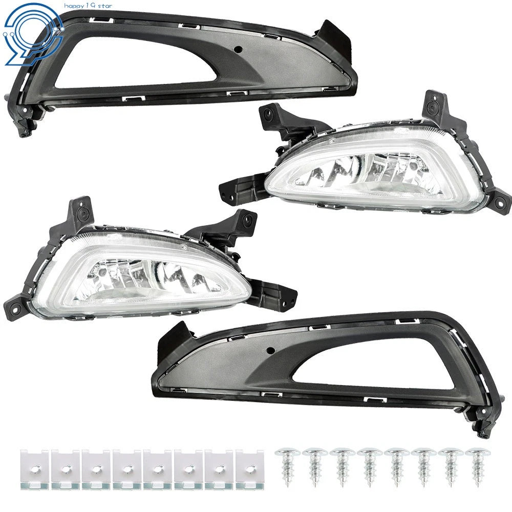 Set of 2 Front Bumper Fog Lights for Hyundai Tucson (2016–2018)