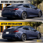 2X Precut Smoke Vinyl Overlay Tail Light Tint for Toyota Camry (2025–2026)