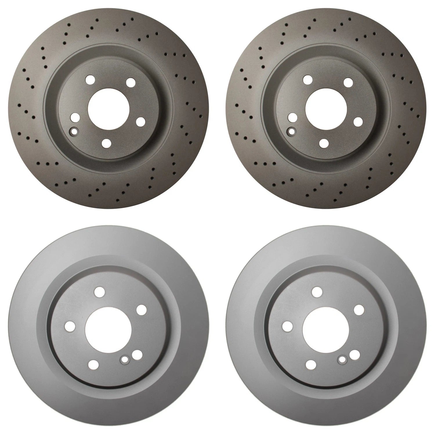 Brake Rotors Kit 350mm Front 320mm Rear for Mercedes C216 CL550 CL600 W221 S550
