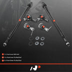 6x Front Lower Ball Joint Tie Rod for Honda Civic (2001–2005)