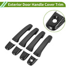 Set of 1 Exterior Door Handle Cover Trim for Ford Explorer (2011–2019) Carbon Fiber Black
