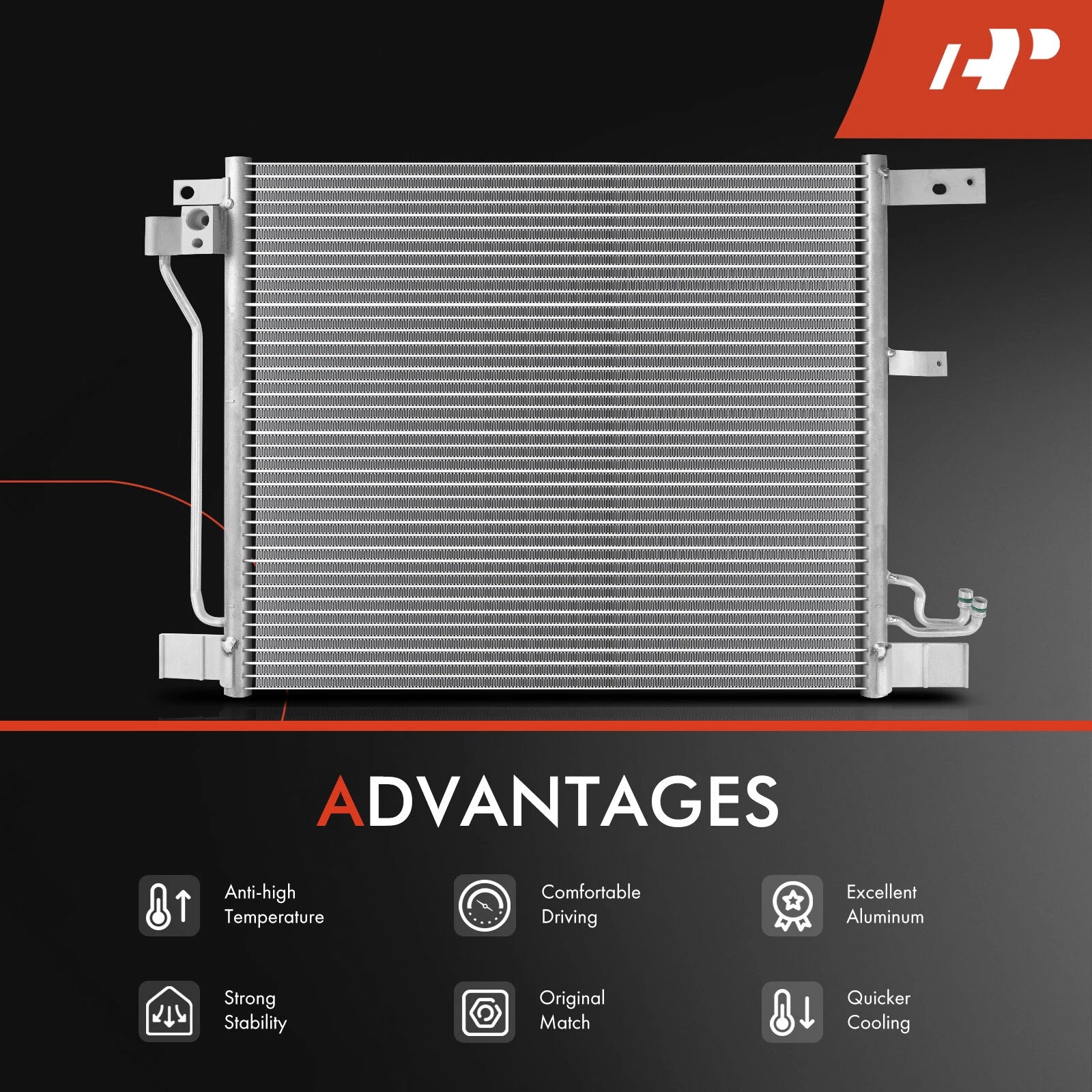 A/C Condenser with Bracket for Nissan Juke (2011-2017)